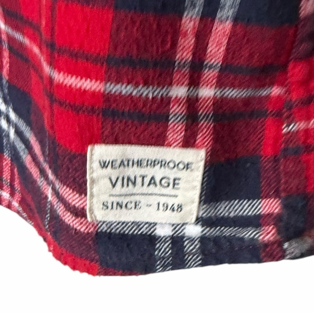 Weatherproof Vintage Plaid Flannel Red Women’s Size XXL - Picture 4 of 9
